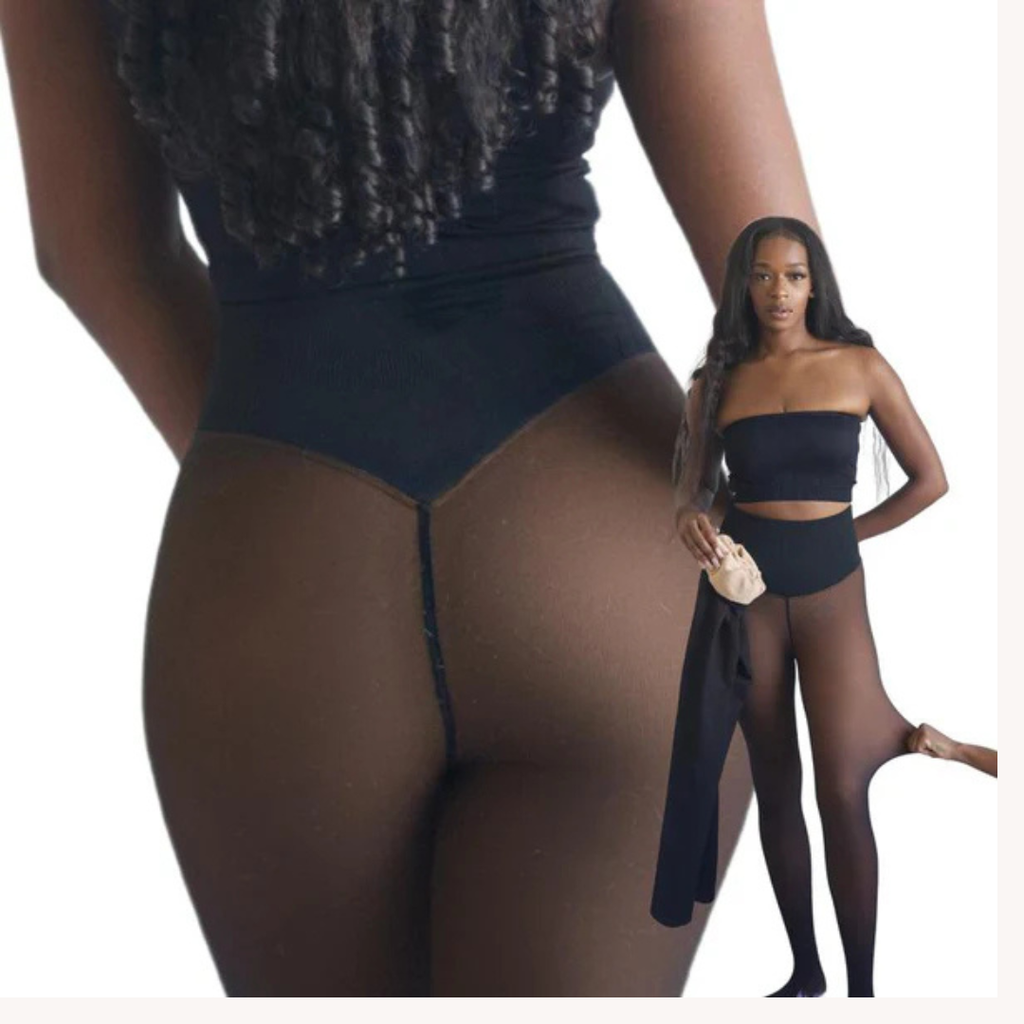 Collants doublés en polaire Translucide